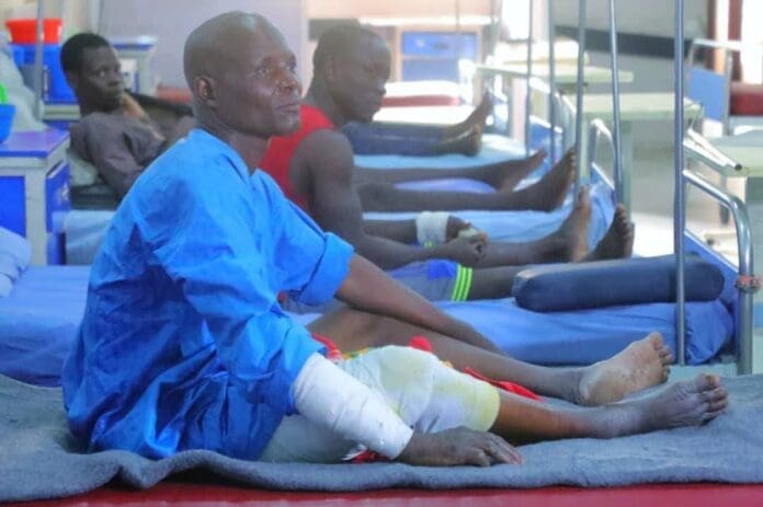 Borno bomb blast victims. Photo credit: X/@ZagazOlaMakama.