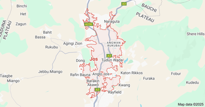 Map of Jos showing Bassa and surrounding areas. Credit: Google Map