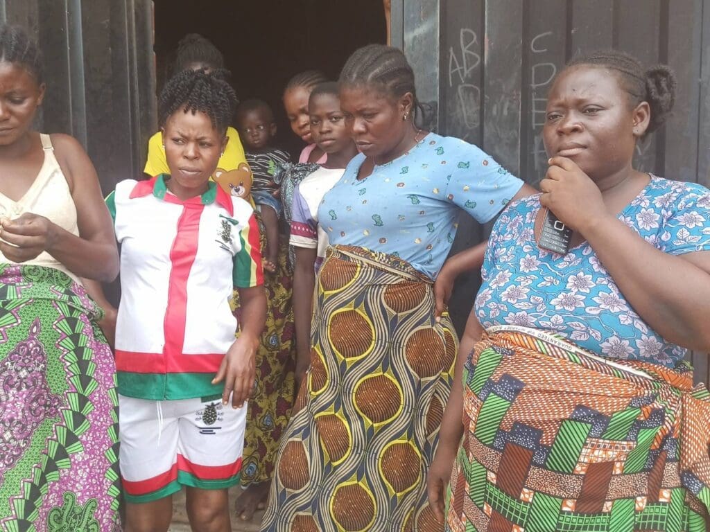 Expectant Mothers at camp. Photo by Ekani Olikita.
