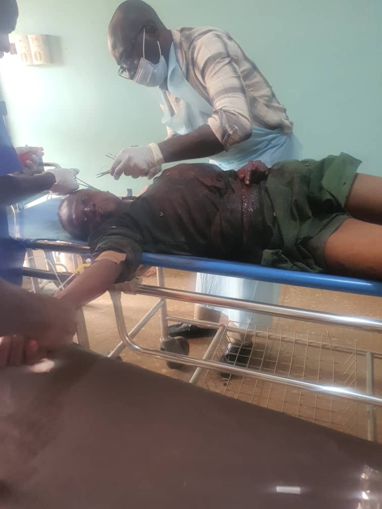 Wounded victims of Fulani attacks Credit Solomon Dalyop Mwantiri.