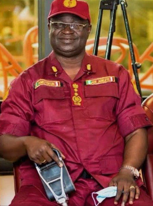 Mr. Adetunji Adeleye, Amotekun Corps Commander, Ondo state. Picture Courtesy: Amotekun Corps Media.