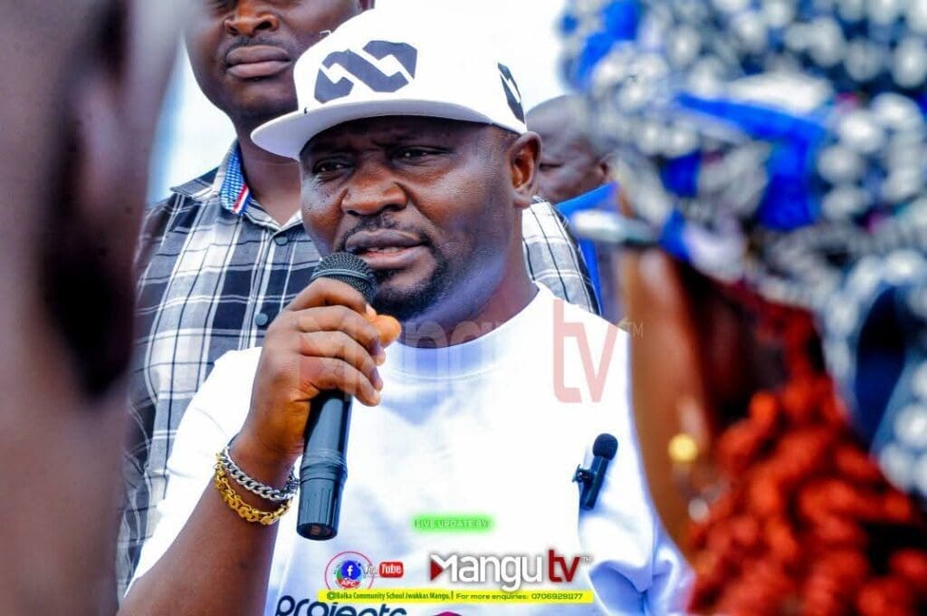 Matthew Kwarpo [center], member representing Mangu South at the Plateau State House of Assembly says terrorists pushing to claim county seat. Photo Courtesy Matthew Kwarpo 