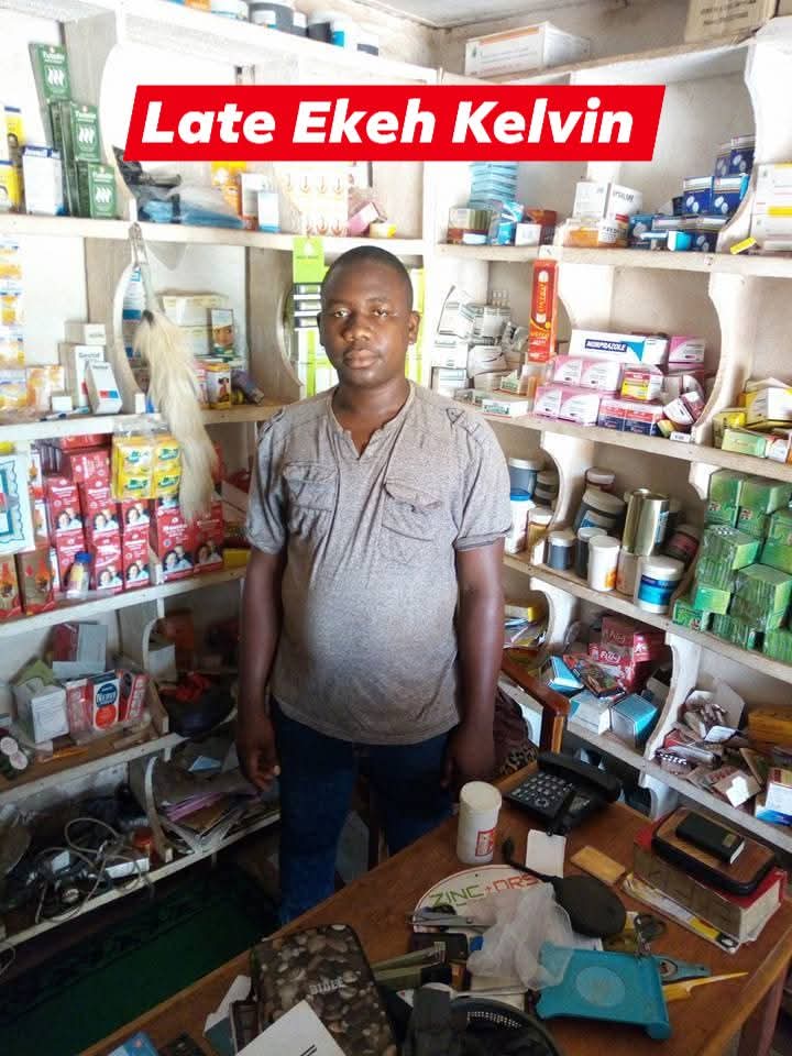 Late Kelvin Ekeh, a patent Pharmacy owner killed by Fulani terrorists in Ukpiam  Credit: Ekani Olikita.  