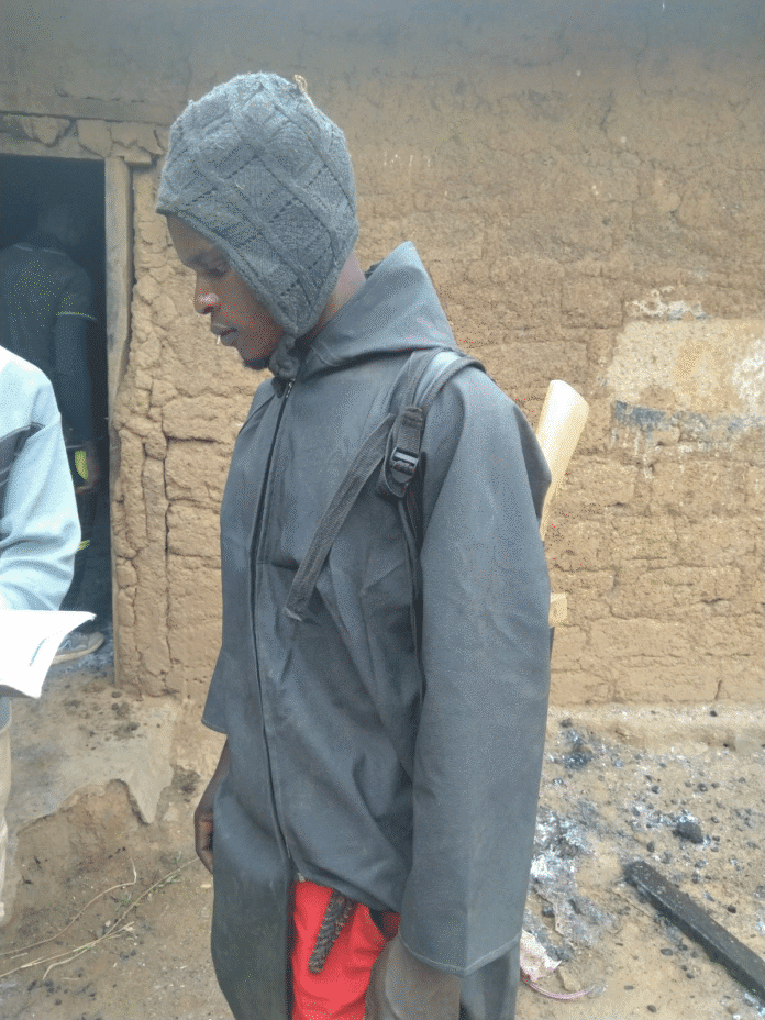 Community guard serving in a Southern Kaduna village recently attacked by Fulani ethnic militia. courtesy of Irigwe Development Association.