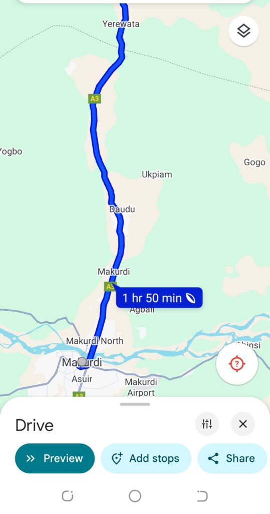 Pic 2: Locations in Guma County unders frequent Fulani terrorist Attacks

Credit: Google map

