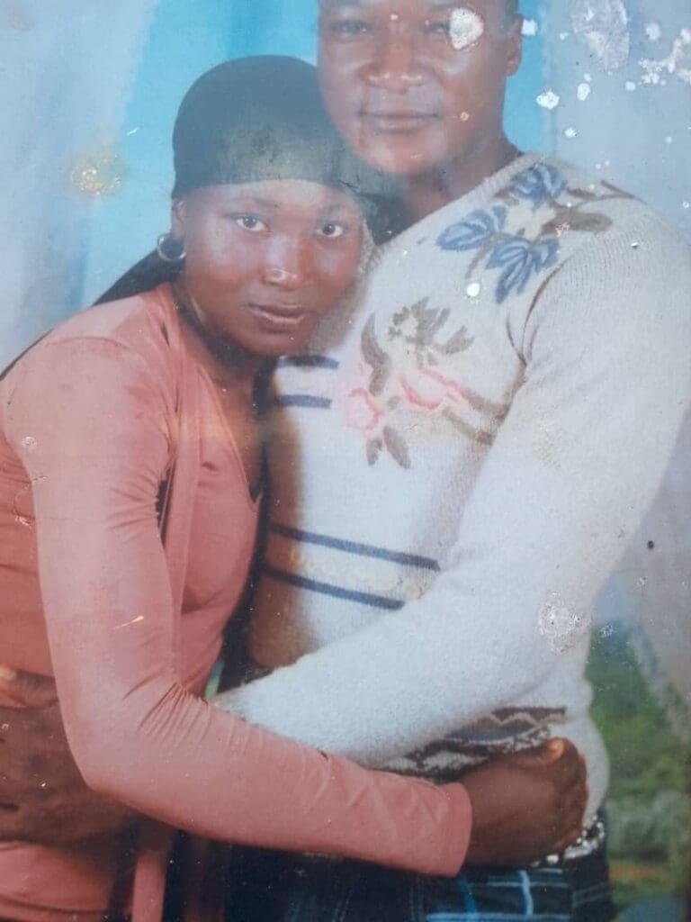 Zidane and wife. Photo of photograph by: Mike Odeh.