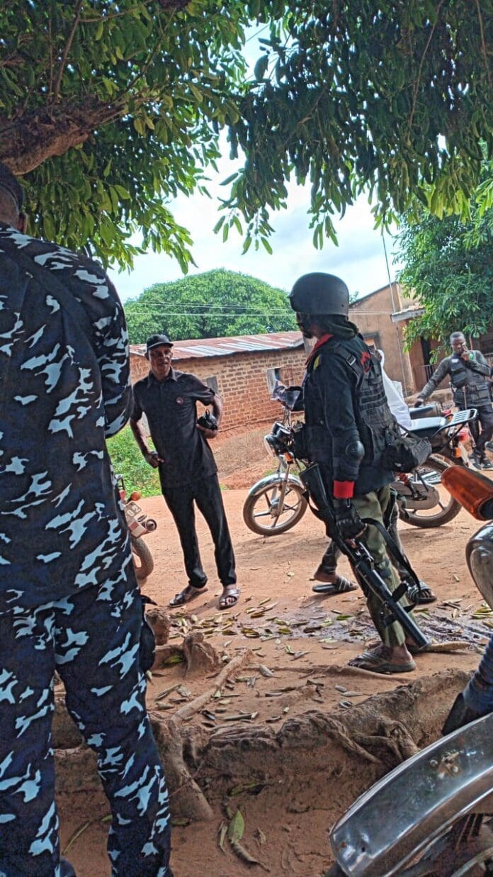 Nigeria's in Egwule Kaduna on patrol  Credit TruthNigeria correspondents in Washington.