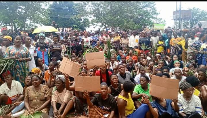 Turan Women, protesting against Military Presence on September 1st, 2025 in Jato-Aka. 