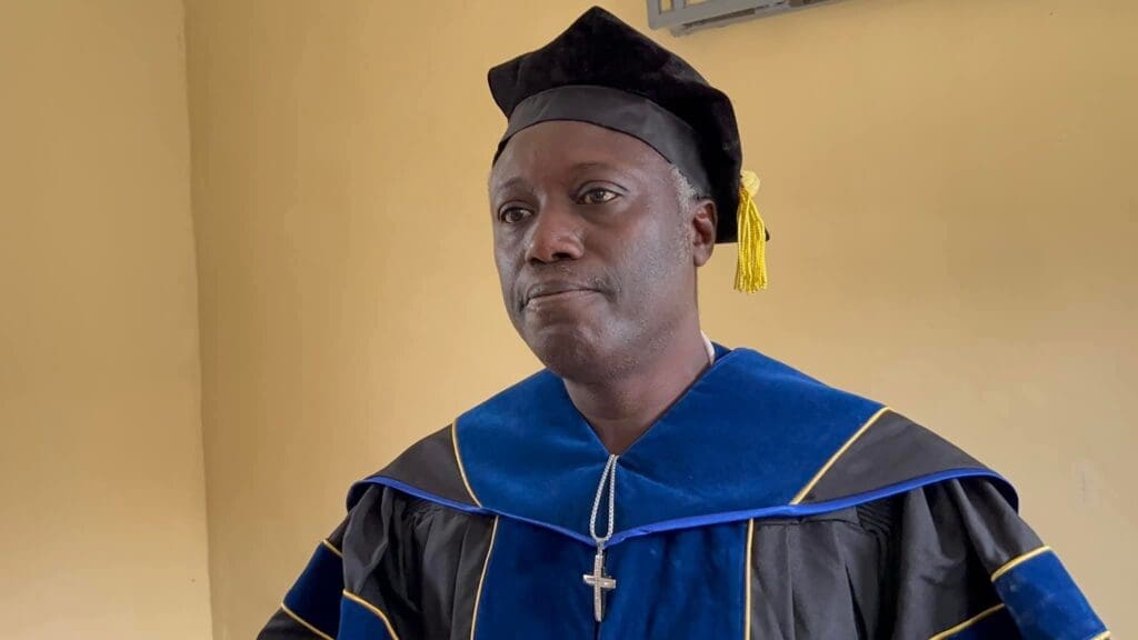 Nigerian Cleric Rev Sam Albert Magai. 