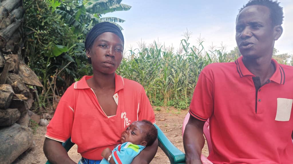 Buhari Yari and his wife who regained her freedom from Rijana camp 
Credit Mike Odeh James. 