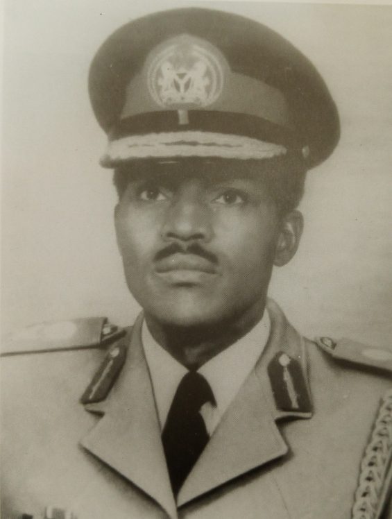 Muhammadu Buhari during his early military days. Buhari led a1984 coup. Photo is public domain.