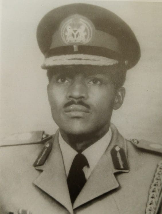 Muhammadu Buhari during his early military days. Buhari led a1984 coup. Photo is public domain.