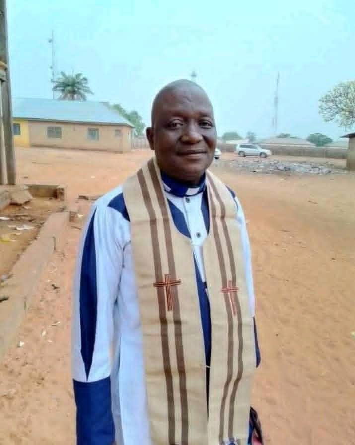 Pastor James Audu Issa, ECWA pastor abducted in Ekati, Patigi county, Kwara state, Nigeria. Picture Courtesy: ECWA church, Ekati.