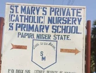 St. Mary's Catholic School was the scene of a kidnapping in Nigeria's Niger State. Photo Via Facebook page of Benjoe Katangwa.