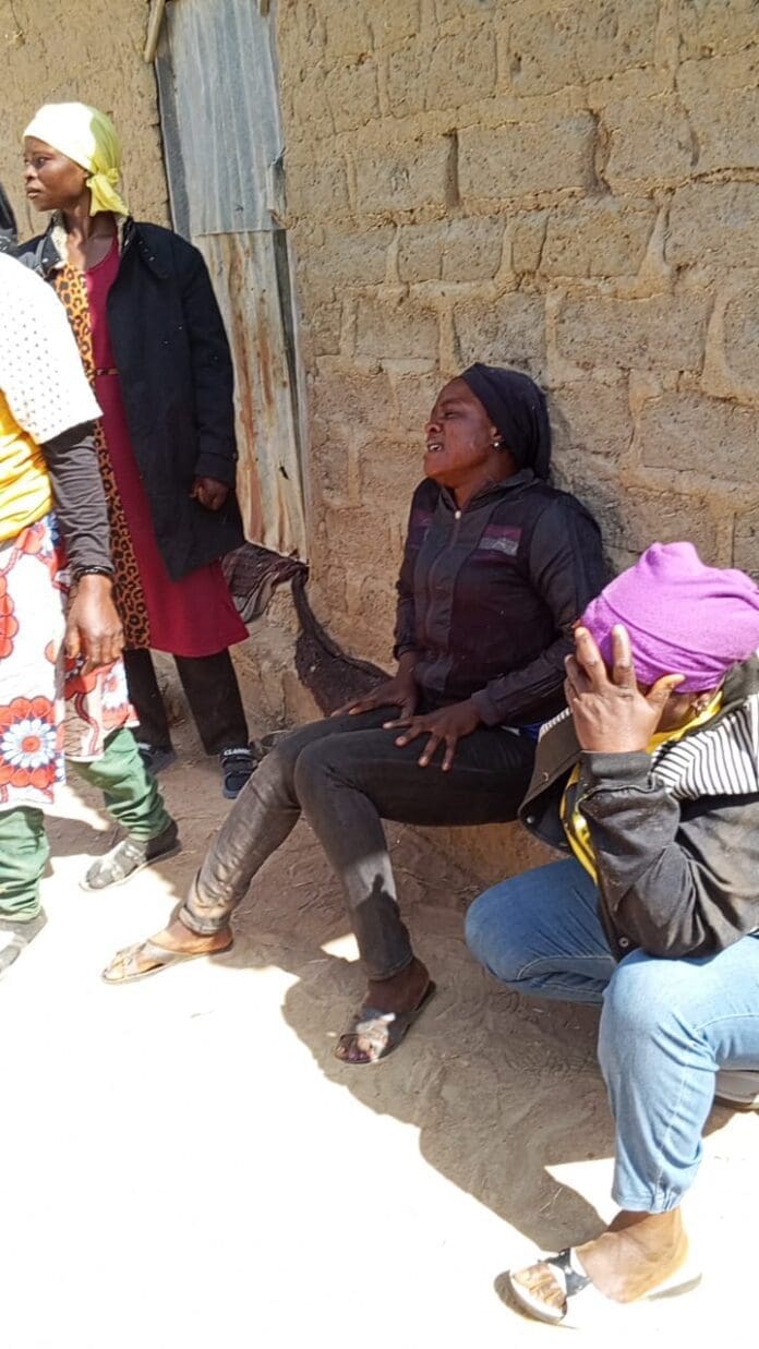 Mrs Nvou Sambo, three of her children killed during an attack in Dorong village of Barkin Ladi in Plateau State. Photo credit David Nanpet Volunteer International Committee on Nigeria (ICON)