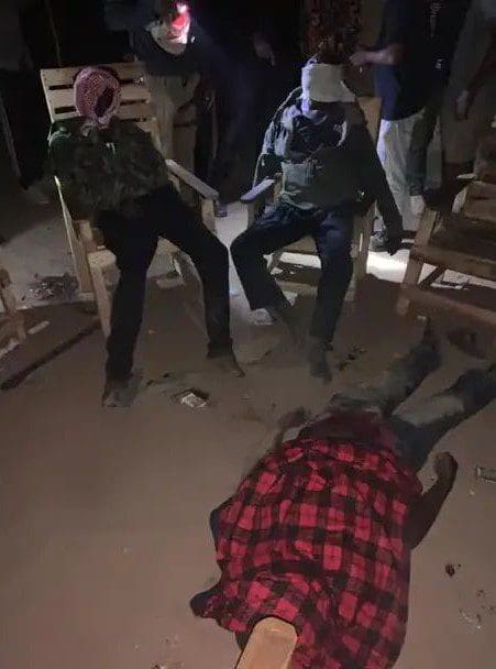 Body of late Ochi John Igbagbe, Former Assembly Candidate killed by FEM in Otobi-Akpa on Tuesday
Credit: Idoma Television.