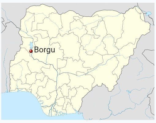 Map of Nigeria showing location of Borgu county in Niger state. Picture Courtesy: Research Gate.
