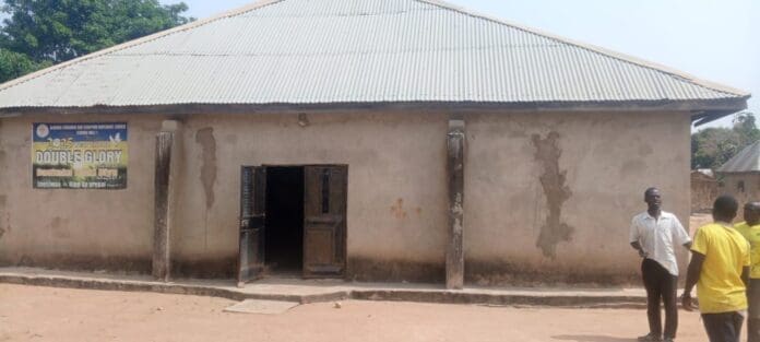 Cherubim and Sraphim Church was vandalized during the attack.