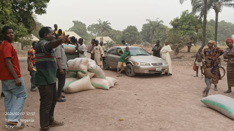 Equipping The Persecuted deliver Food Items To Conflict Areas in Taraba State. Photo by Mike Odeh James.