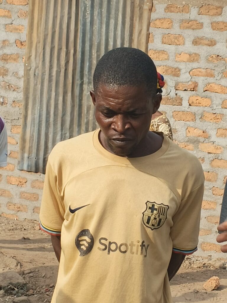 Fidelis Adidi, who lost wife and 4 Children in the attack Credit: Ekani Olikita