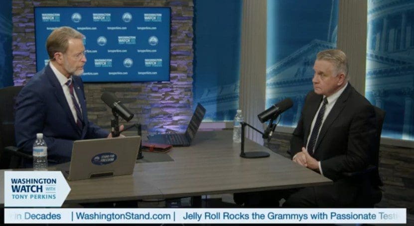 Tony Perkins and Chris Smith discussing | Credit: Tony Perkins_Youtube