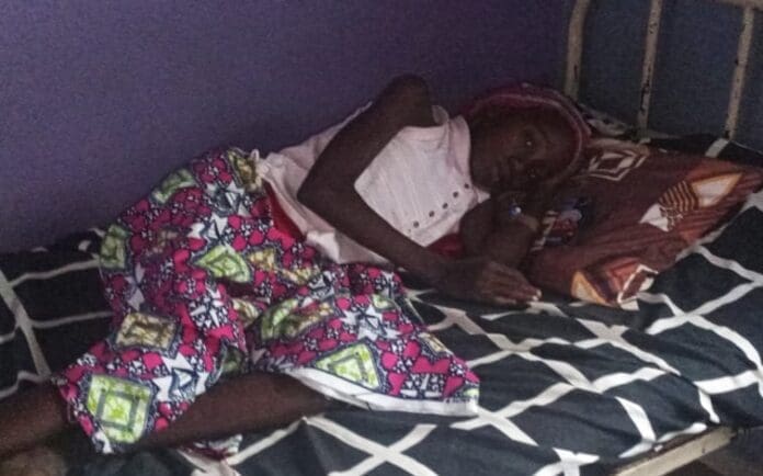 Eunice on the Hospital bed. Credit Mike Odeh James.