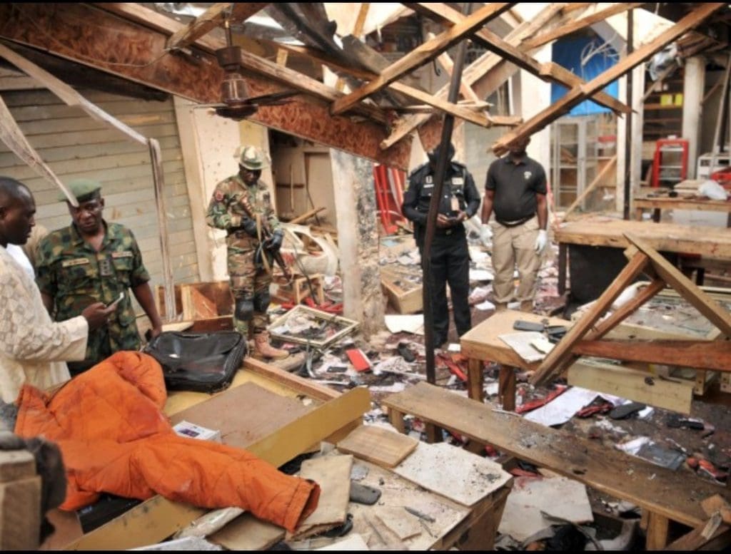 Aftermath of an attack in Benue. Photo credit: X/@Barristerstreet.