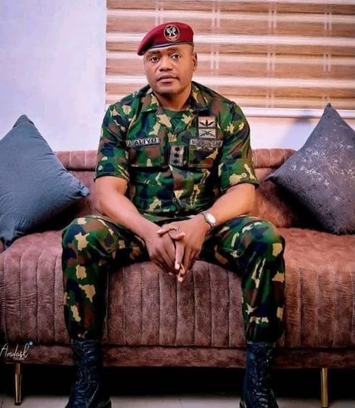 Captain Aliyu Umar Hajj, FOB Commander killed in battle with terrorists in Plateau State on March 13th. Photo courtesy Aliyu Umar Hajj's facebook page