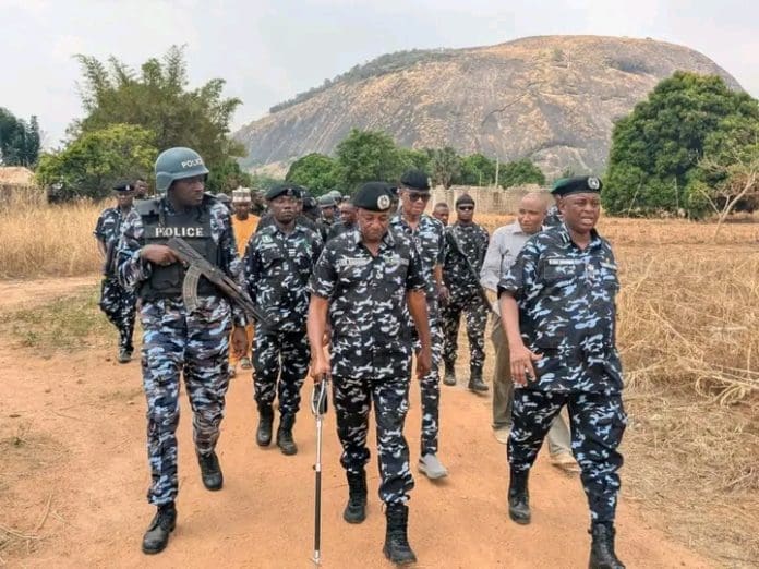 Nigeria Police Deploys To Ariko Credit Facebook page of Nigeria Police