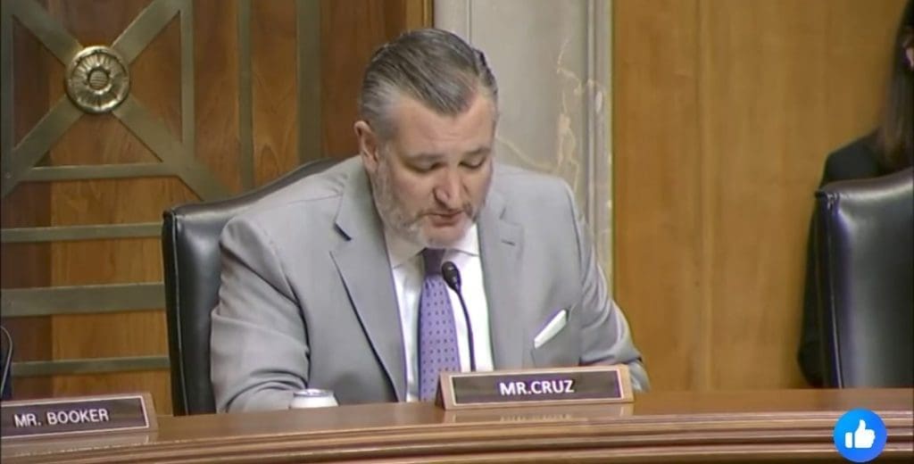 US Sen Ted Cruz 
Credit: Cruz Facebook photos.