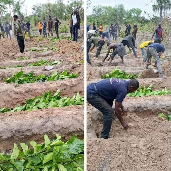 Burial of victims of Edikwu-Ankpali Sunday Attack. Credit: Ankpali archive.
