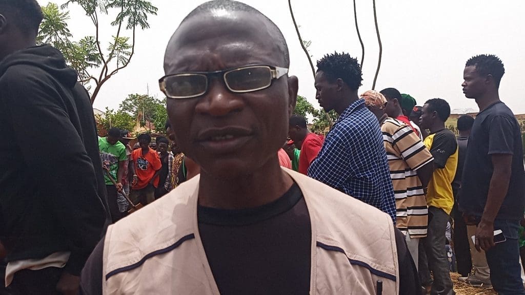 Odoh Kwa Weyi, The Commander and Leader of Rigwe Join Task Force (RJTF) at the Mass Burial of Two Christians killed in Ansa village 18/4/2026 Lawrence Zongo TruthNigeria 