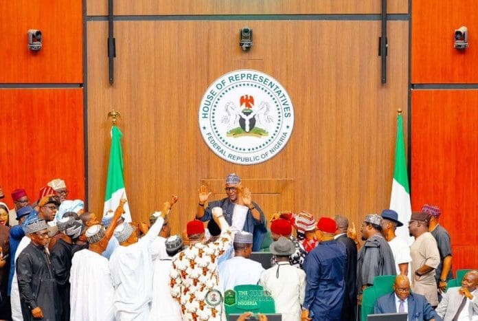 Members of the House of Representatives. Courtesy - House of Representatives, Federal Republic Of Nigeria @ Facebook