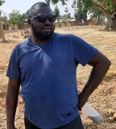 Malik Gana, brother of Kidnapped Martha Dauda on his farm in Bundun-Kahugu, Lere County in 2025 (Credit: Malik Gana)